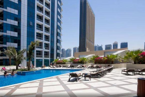 Studio - Bay Central Tower Apartment ดูไบ ภายนอก รูปภาพ